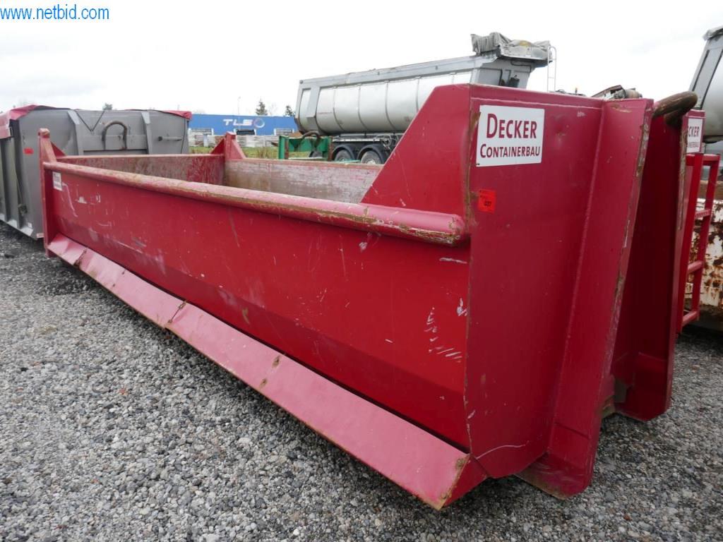 Decker Containerbau ca. 15 m³ Volumen Abrollcontainer-/Kipper